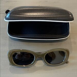 Dark Green Sunglasses with Case